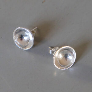 Konkava speglar som örhängen i Silver 925